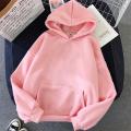 oversized 8 Colors Sweatshirts autumn Women's Solid Hooded Female 2021 Cotton Thicken Warm Hoodies Lady Autumn Fashion Tops.