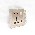 Wener Gang Switch Standard Value Pack: 4 Gang+ Fan Dimmer+13A 5 pin Multi Socket+3 gang Plastic Back Cover..