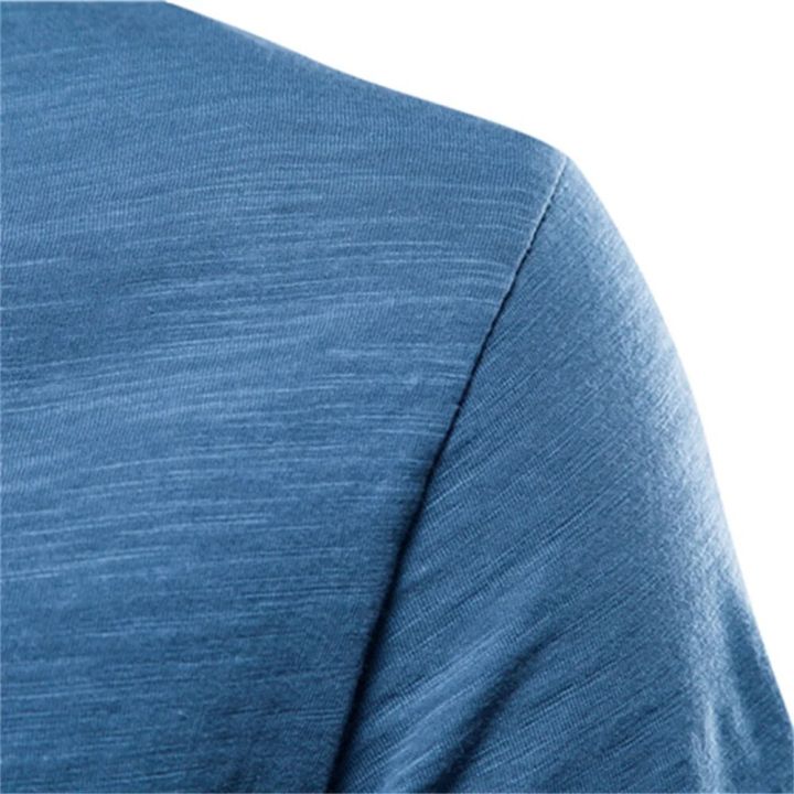 Brand%20Quality%20100%25%20Cotton%20Men%20T-shirt%20V-neck%20Fashion%20Design%20Slim%20Fit%20Soild%20T-shirts%20Male%20Tops%20Tees%20Short%20Sleeve%20T%20Shirt%20For%20Men%20-%20Image%205