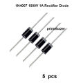1N4007 1N-4007 40071000V 1A General Purpose 2 Pin Leads Rectifier Diode Silicon Junction Diode.