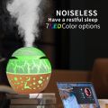 USB Mini Home Mushroom Head Bedroom Air Purifier Desktop Atomization Foreign Trade Wood Grain Aroma Diffuser Humidifier.