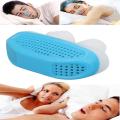 2 In 1 Anti Snoring and Air Purifier Silicone Snore Nose Clip Vents. 