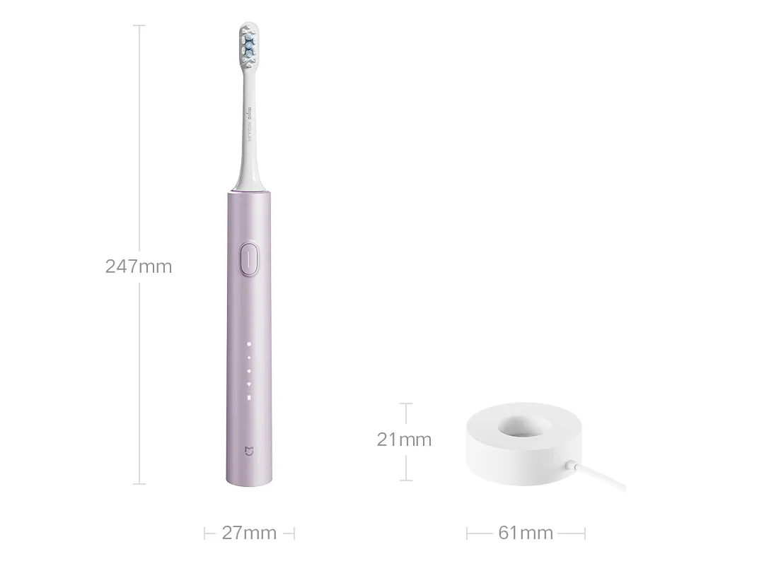 Gadgetoo Xiaomi Mijia Electric Sonic Toothbrush T302 With 4 Free Brush Heads Gadgetoo Xiaomi Mijia Electric Sonic Toothbrush T302 With 4 Free Brush Heads
