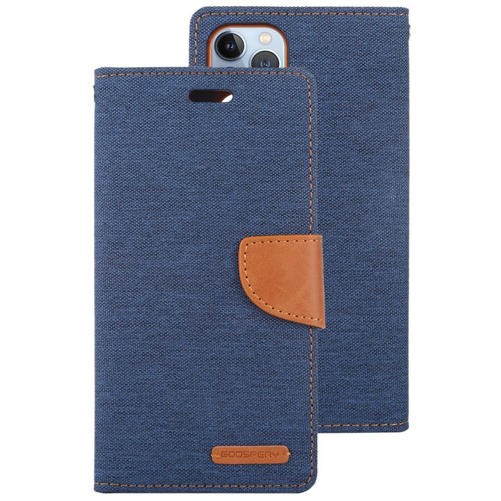 %EF%BC%88COD)For%20iPhone%2014%20Pro%20GOOSPERY%20CANVAS%20DIARY%20Canvas%20Texture%20Flip%20Leather%20Phone%20Case%20-%20Image%209