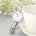CURREN 9054 Metal Wristwatch Classy Fashion Clock Female Stainless Steel Dress Watch-Silver. 