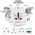 Universal Travel Adapter Converter with/without USB Multi Plug Power Socket UK/US/AU/EU/CA converter Double USB Ports Slots  International All in 1 Travel Adapter. 