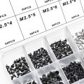 500Pcs M2 M2.5 M3 KM Screw Flat Head Phillips Screws Notebook Screws Kit For Computer Small Screw. 