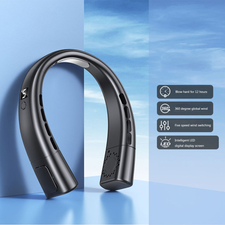 Hanging%20Neck%20Fan%20Portable%20Cooler%20Fan%20USB%20Rechargeable%20mini%20fan%20360%20%C2%B0%20Neckband%20LED%20Display%20Electric%20Fan%20Leafless%20Air%20Conditioner%20-%20Image%207