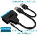 Sata To Usb 3 0 Adapter External Hard Drive Usb 2 0 Cable For Solid State External Hard Drive DC Port Usb Sata Optical Drive Cab. 