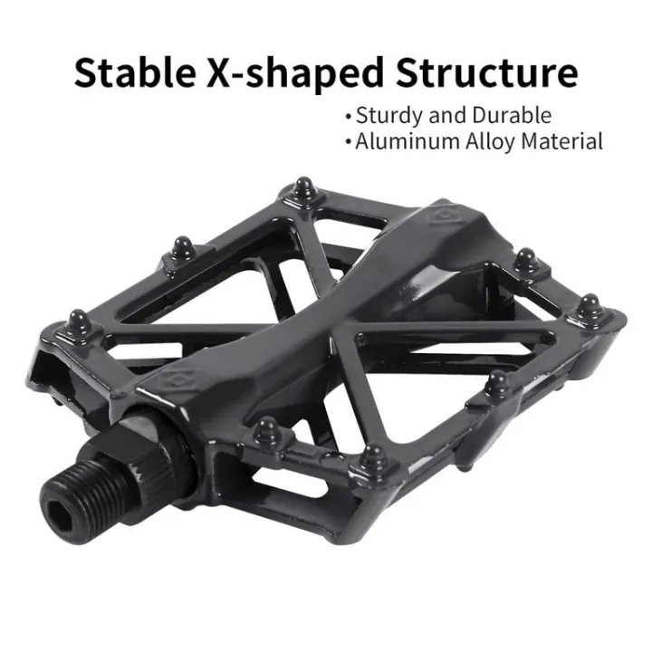 Bicycle%20Aluminum%20Alloy%20Pedals%20Flat-Platform%20For%20Cycling%20Mountain%20MTB%20BMX%20Bike%20Bicycle%20Bearing%209/16%20Inch%20Left%20&%20Right%20Black%20Bicycle%20Accessories%20-%20Image%205