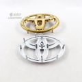 1 x ABS Gold TOYOTA Logo Car Auto Steering Wheel Emblem Badge Sticker Decal Replacement For TOYOTA. 