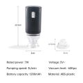 1pc Mini Portable Vacuum Machine Electric USB Charging Food Compression Storage Bag Vacuum Air Pump Home Small Wireless Pumps.