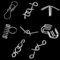 【Free Returns】 Classic Iq Metal Puzzle Brain Disenment Game.