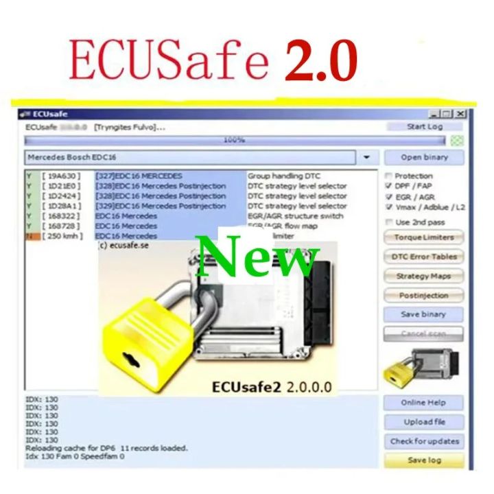 ECU Safe 2.0 Diagnostic Tool Diagnostic Tool Software For Car and Trucks for ecu programming ECUSafe 2.0 software