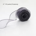 Multi-Use Ribbon Roll Handmade Gift 10Yards Length Satin Ribbon 40mm Width Party Supplies Organza Ribbons for Gift Wrapping Wedding Decor Birthday Party Bow Making DIY Crafts.