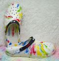 New Mens Tie Dye Colorful Rainbow Splash Casual Comfortable Outdoor Clog Lightweight Crocs Shoes Sandals. 