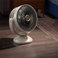 1 Piece USB Air Circulation Electric Fan Non Rechargeable Plastic Table Desktop Portable Wall Mounted 360 Degree Rotation with Light. 