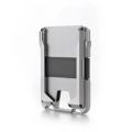 New Slide Card Holder Rail Wallet Cash Organizer RFID Blocking Anodized Aluminum. 