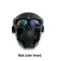 SL Skull Ghost-shape Goggles Face Cover For Outdoor Sports Off-road Motorcycle Helmet Goggles Wind-proof Adjustable Goggles frame. 