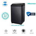 HISENSE 9.5 KG Top Load Washing Machine Premium Black With Bubble Clean technology | WT5J9513DT/BD3. 