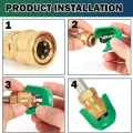 5 Pack Quick Connect Pressure Washer Nozzle Tips with Base-for SPX3000 Series & Universal Pressure Washers Durable. 