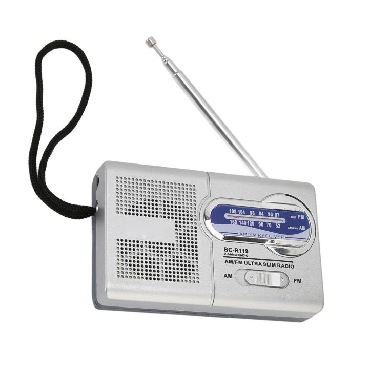 Pocket Radio, Long Lasting AM FM Radio Sensitive for Home