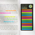 New 300 heet Rainbow Color Index Memo Pad Extra Thin Fluorecent Note ticker Yao tore.