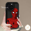 MissConnie Couples Cool Spider-Man Phone Case Compatible For IPhone 11 15 14 13 12 Pro Max XR 7Plus X 7 6 15 8 6S Plus XS MAX SE 2020 Angel Eyes Shockproof Soft Trend Brand Anime Marvel Case.