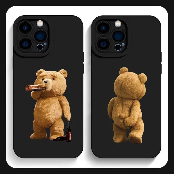 Teddy Bear Palm Angels Iphone Xr Case Cute Teddy Bear Pattern