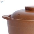 Clay Pot with Lid Binaural Handle Cooking on Stoves Top Earthen Cooking Pot. 