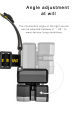 Headlight led five-head aircraft light usb rechargeable head-mounted small light outdoor miner's lamp headlight. 