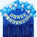 Happy Birthday Combo Full Set Blue.