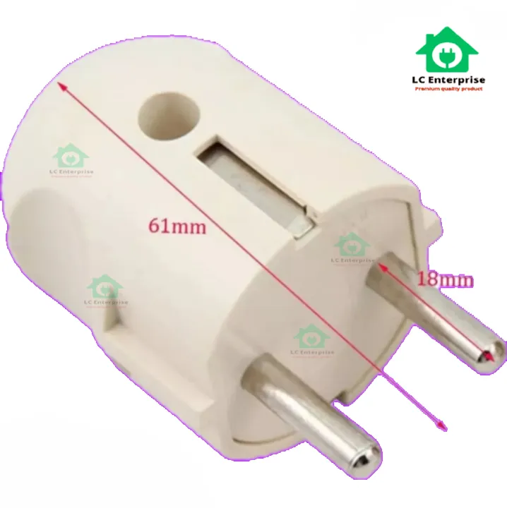 Wholesale%20Price%20Pokka%202%20Pin%20Round%20Plug%20Electrical%20Power%20Plug%20AC%20250V%2010A%2016A%202%20Pin%20Power%20Cord%20Connector%20Plug%2020%20Pcs%20-%20Image%204