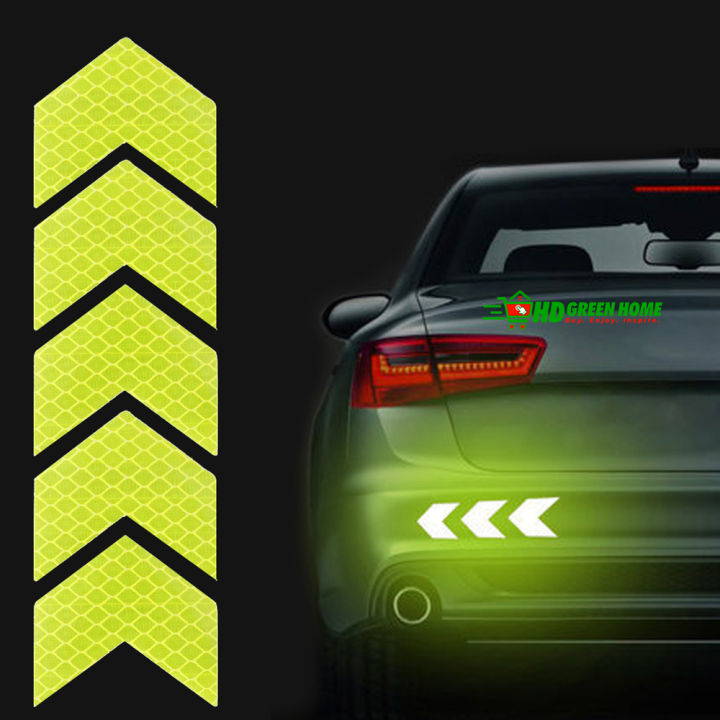 10%20pcs%20x%20Arrow%20Reflective%20Sticker%20Car%20Bumper%20Safety%20Reflective%20Stickers%20-%20Image%203