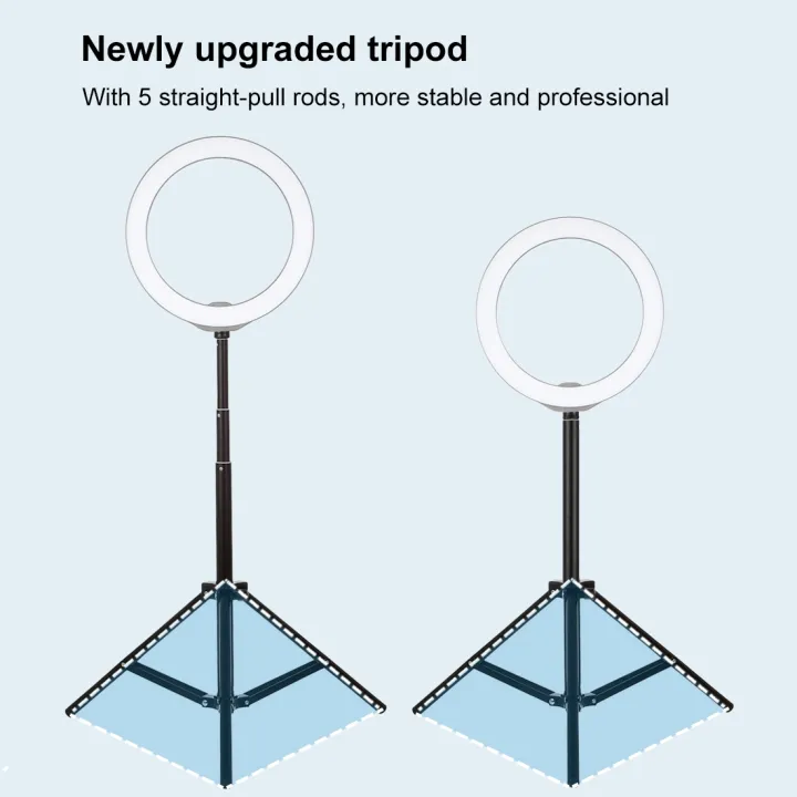 PULUZ%201.65m%20Height%20Tripod%20Mount%20Holder%20for%20Vlogging%20Video%20Light%20Live%20Broadcast%20Kits(Black)%20-%20Image%205