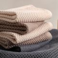 Cotton Dishcloth Honeycomb Towel Can Be Hung Square Towel Household Kitchen Living Room Hand Towel Desktop Cleaning Cloth.