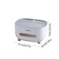 Style Tissue Box Holder Plastic Household Napkin Storage Box Practical Desk Organizer Office-Jess Gadget. 