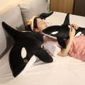 50CM Simulation Killer Whale Plush Toys Stuffed Orcinus Orca Fish Doll Shark Cartoon Soft Sleep Pillow Kids Girls Baby Gift. 