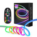 Neon Sign LED Strip Lights, RGB Remote Control, USB Neon Led Strip Lights, Color Changing, Music Sync, For Home Party Decoration. 