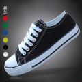 Black Canvas Shoes for Female Students Korean Style Velvet Shoes Winter Warm Cotton-Padded Shoes for Junior High School Students Flat Non-Slip Sneakers. 
