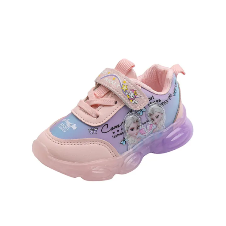Disney%20Frozen%20Elsa%20Mesh%20Sneakers%20Kids%20Shos%20Summer%20Autumn%20Led%20Children%20Luminous%20Girls%20Light%20Baby%20Sneaker%20Sports%20Shoes%20Size%2022-31%20-%20Image%205