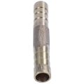 8mm T Shape Air Gas Fuel Water Gasoline Hose Joiner Pipe Connector - brass tone. 