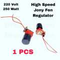 Fan Regulator - Electronic Fan Dimmer  / High Speed Fen Reguletor Sarcket 1 pcs ,. 