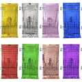 Square rainsilk backdrop curtain decorations.