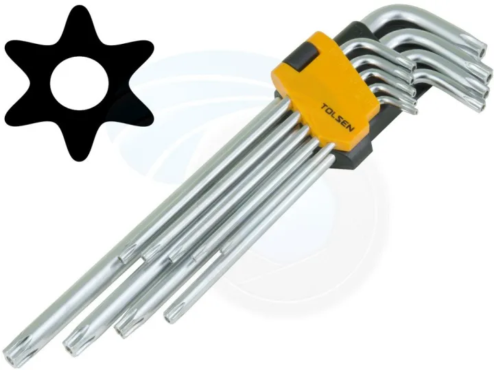 TOLSEN%209Pcs%20Torx%20Extra%20Long%20Arm%20Allen%20Hex%20Key%20Set%20(T10/T15/T20/T25/T27/T30/T40/T45/T50)%20Model:%2020057%20-%20Image%204