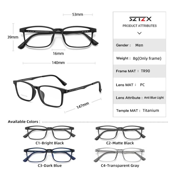 SZTZX%20Ultra-Light%20Rubber%20Pure%20Titanium%20Reading%20Glasses%20Blue%20Light%20Blocking%20Myopia%20Hyperopia%20Optical%20Glasses%20Prescription%20Eyewear%20-%20Image%205