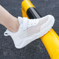 2022 new children's white shoes boys' shoes summer mesh breathable middle-aged children's primary school girls' sports shoes.