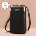 Buylor Women's Handbag Touch Screen Cell Phone Purse Shoulder Bag Female Cheap Small Wallet Soft Leather Crossbody сумка женская.