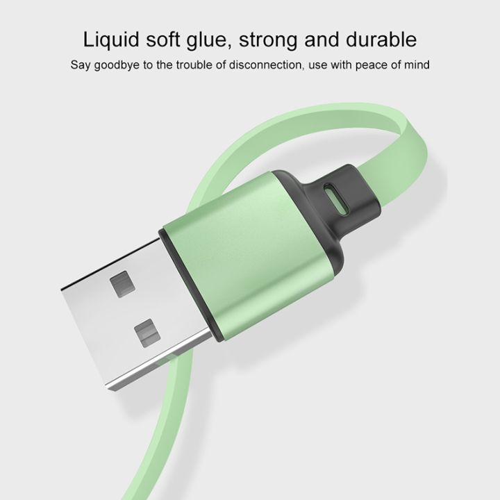 (New)3.5A%20Liquid%20Silicone%203%20in%201%20USB%20to%20USB-C%20/%20Type-C%20+%208Pin%20+%20Micro%20USB%20Retractable%20Data%20Syn%20Charging%20Cable%20-%20Image%204