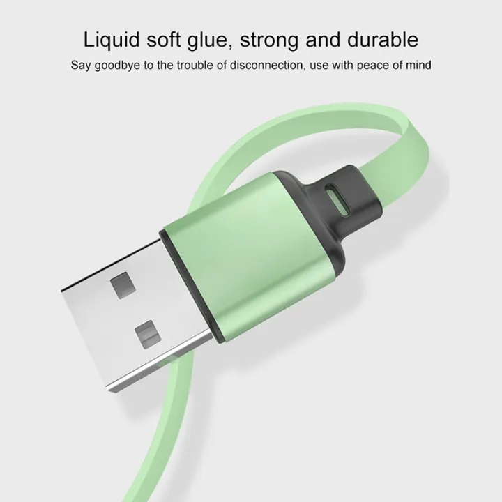 (New)3.5A%20Liquid%20Silicone%203%20in%201%20USB%20to%20USB-C%20/%20Type-C%20+%208Pin%20+%20Micro%20USB%20Retractable%20Data%20Syn%20Charging%20Cable%20-%20Image%204